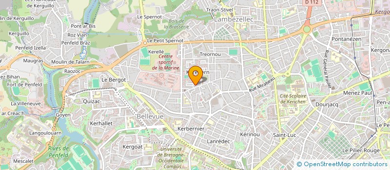 localisation de l'entreprise MADAME MAGALI DE MEYER à BREST