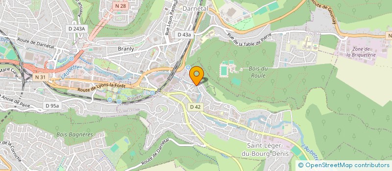 localisation de l'entreprise MADAME MAGALI DECOMBE à SAINT-LEGER-DU-BOURG-DENIS