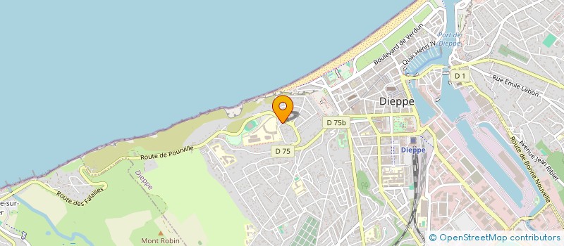 localisation de l'entreprise MADAME MAGALI DEFRANCE à DIEPPE