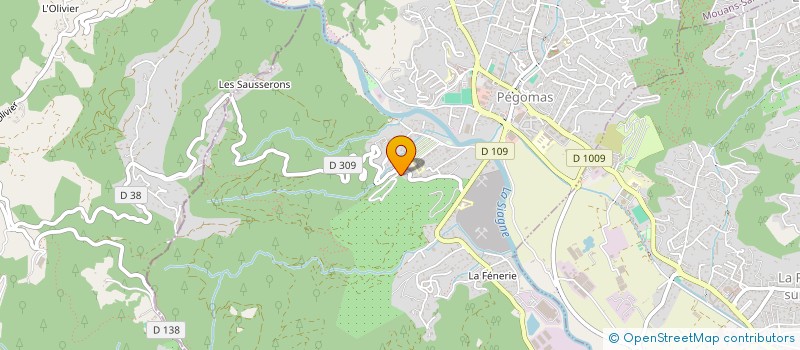 localisation de l'entreprise MADAME MAGALI DEL PICCHIA  PEGOMAS