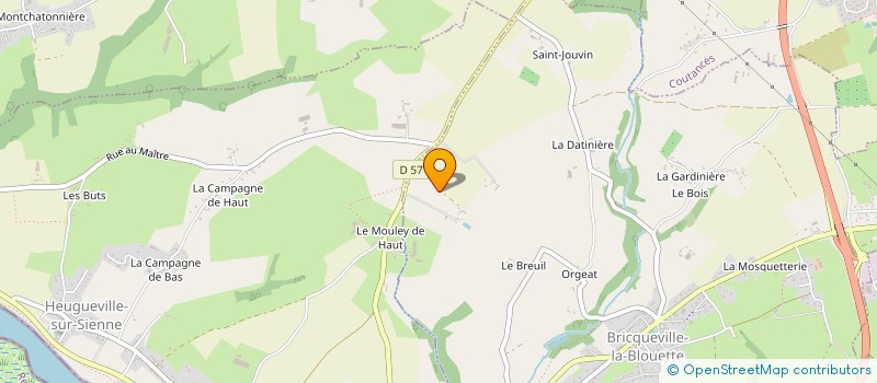 localisation de l'entreprise MADAME MAGALI DELAGE  BRICQUEVILLE-LA-BLOUETTE