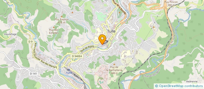 localisation de l'entreprise MADAME MAGALI DELATOUR  TULLE