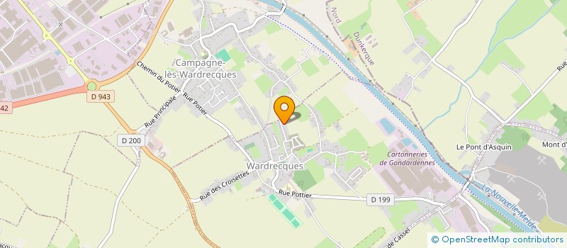 localisation de l'entreprise MADAME MAGALI DELEPIERRE  WARDRECQUES