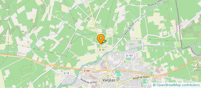 localisation de l'entreprise MADAME MAGALI DELMOTTE à VALREAS