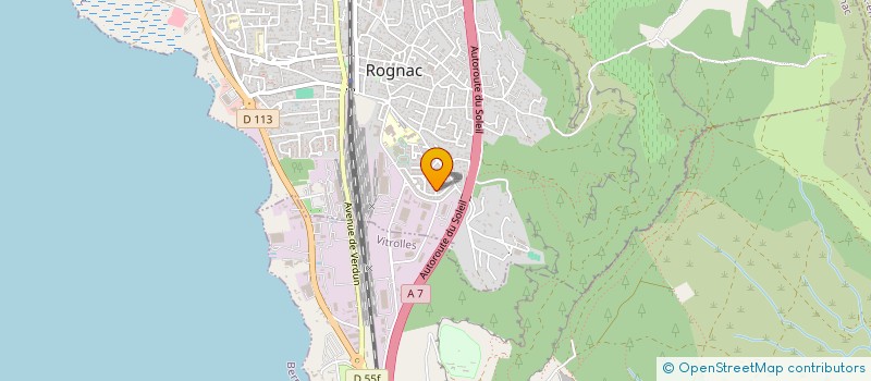 localisation de l'entreprise MADAME MAGALI DEMESSE  ROGNAC