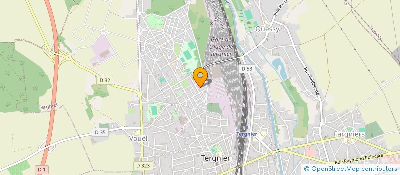 localisation de l'entreprise MADAME MAGALI DENGRY  TERGNIER