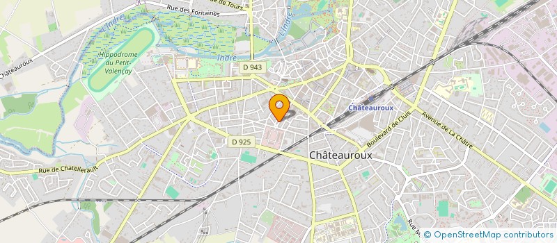 localisation de l'entreprise MADAME MAGALI DERAIN à CHATEAUROUX