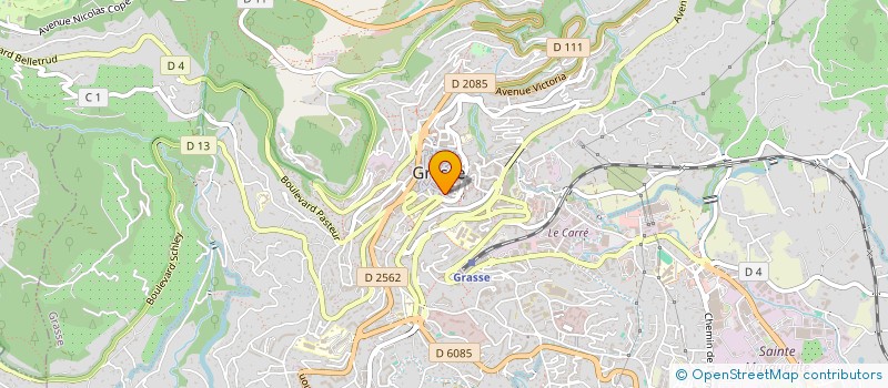 localisation de l'entreprise MADAME MAGALI DERHANN à GRASSE