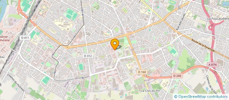 localisation de l'entreprise MADAME MAGALI DESHAYES  ANGERS