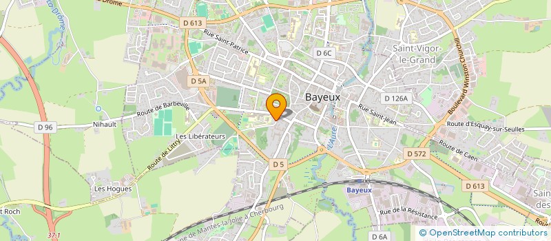 localisation de l'entreprise MADAME MAGALI DESQUESNE à BAYEUX
