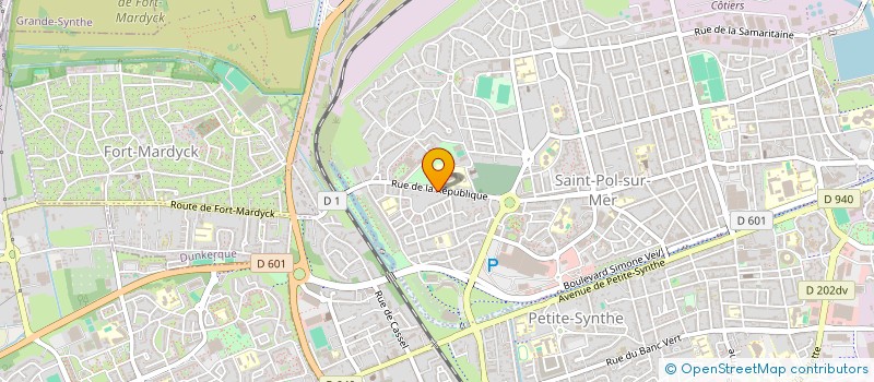 localisation de l'entreprise MADAME MAGALI DEVEUGHELE à DUNKERQUE