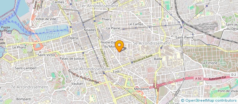 localisation de l'entreprise MADAME MAGALI DHONT à MARSEILLE