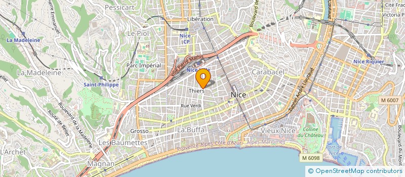 localisation de l'entreprise MADAME MAGALI DIANE MARO CISSE à NICE