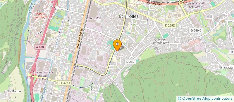 localisation de l'entreprise MADAME MAGALI DINET  ECHIROLLES