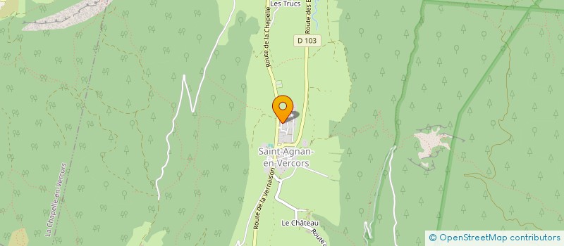 localisation de l'entreprise MADAME MAGALI DONADIO  SAINT-AGNAN-EN-VERCORS