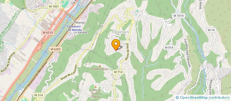 localisation de l'entreprise MADAME MAGALI DORION  COLOMARS