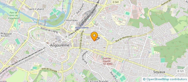 localisation de l'entreprise MADAME MAGALI DORNE à ANGOULEME