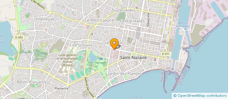 localisation de l'entreprise MADAME MAGALI DOSSAT à SAINT-NAZAIRE