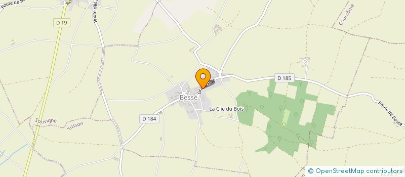 localisation de l'entreprise MADAME MAGALI DOUSSAINT à EBREON