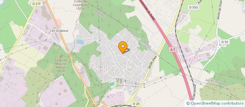 localisation de l'entreprise MADAME MAGALI DRAGONE  ROGNAC