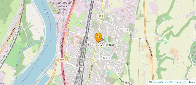 localisation de l'entreprise MADAME MAGALI DREVETON  PORTES-LES-VALENCE