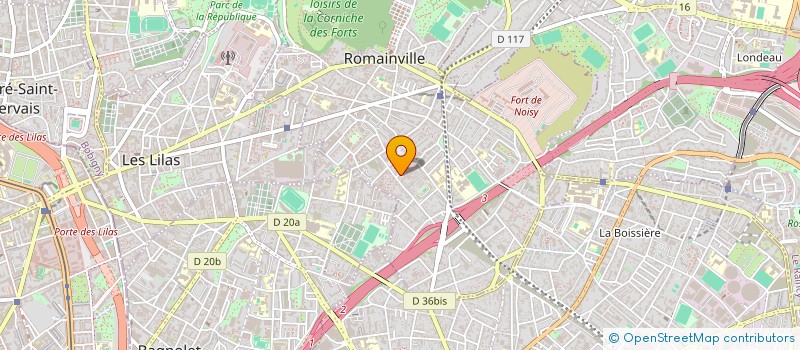 localisation de l'entreprise MADAME MAGALI DUCLOS à ROMAINVILLE