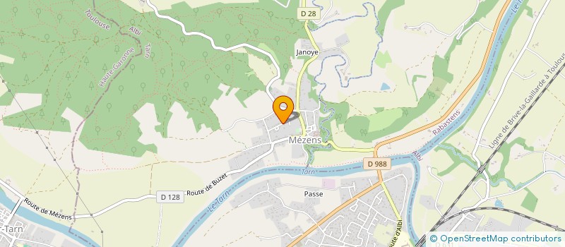 localisation de l'entreprise MADAME MAGALI DUCOS  MEZENS