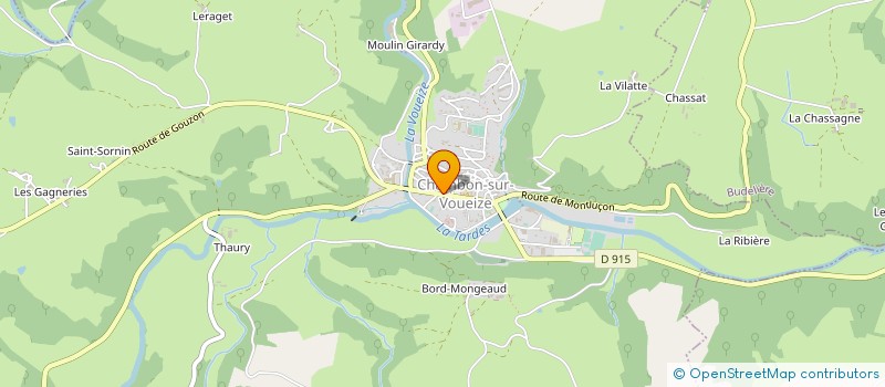 localisation de l'entreprise MADAME MAGALI DUHAYON à CHAMBON-SUR-VOUEIZE