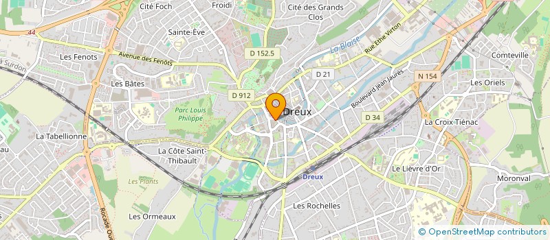localisation de l'entreprise MADAME MAGALI DUMAS à DREUX