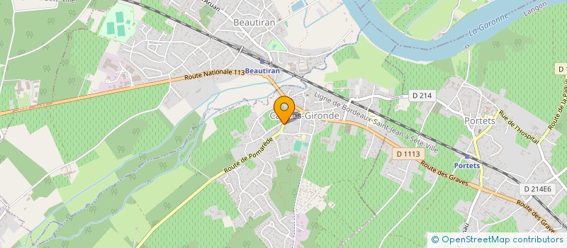 localisation de l'entreprise MADAME MAGALI DUMINIL  CASTRES-GIRONDE