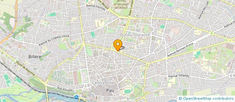 localisation de l'entreprise MADAME MAGALI DUPRAT à PAU