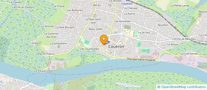 localisation de l'entreprise MADAME MAGALI DUPUIS à COUERON