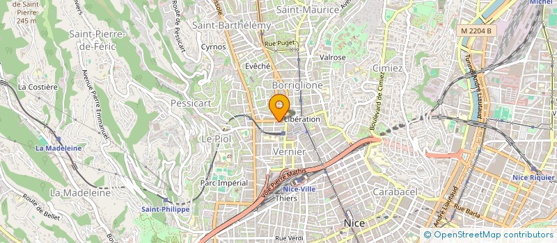 localisation de l'entreprise MADAME MAGALI DURAND à NICE