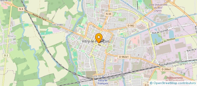 localisation de l'entreprise MADAME MAGALI DUSSANGE  VITRY-LE-FRANCOIS