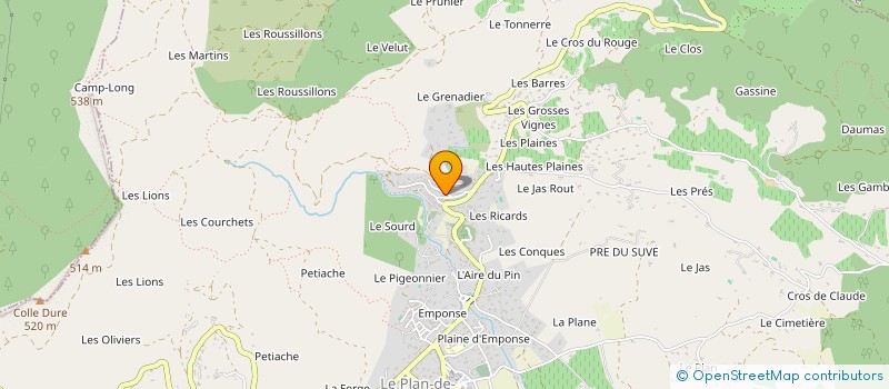 localisation de l'entreprise MADAME MAGALI ECHAVIDRE à LE PLAN-DE-LA-TOUR