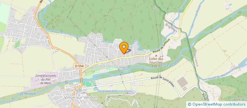 localisation de l'entreprise MADAME MAGALI EIMECKE  VINON-SUR-VERDON