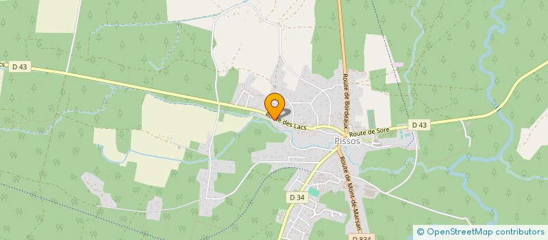 localisation de l'entreprise MADAME MAGALI ELBEL  PISSOS