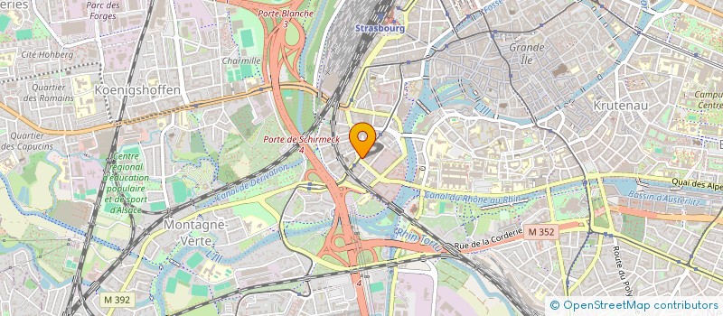 localisation de l'entreprise MADAME MAGALI ELISE STREICHER à STRASBOURG
