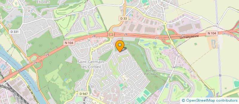localisation de l'entreprise MADAME MAGALI ENOUF à SAINT-GERMAIN-LES-CORBEIL