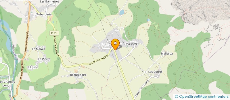 localisation de l'entreprise MADAME MAGALI ERCOLI  AUBESSAGNE