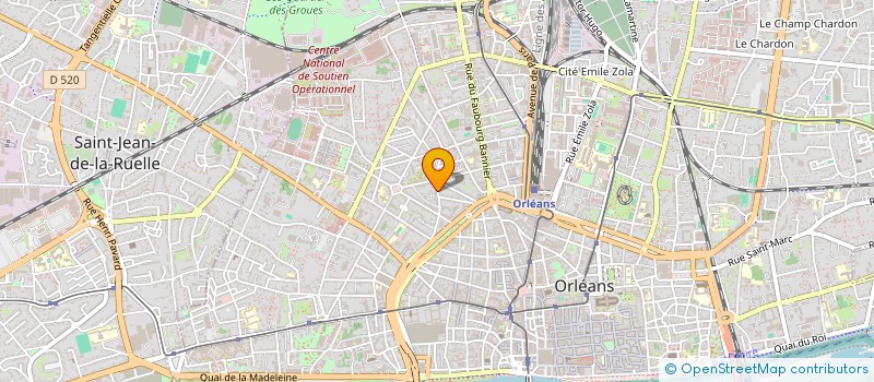 localisation de l'entreprise MADAME MAGALI ESCANDE  ORLEANS