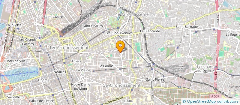 localisation de l'entreprise MADAME MAGALI ESCURE à MARSEILLE
