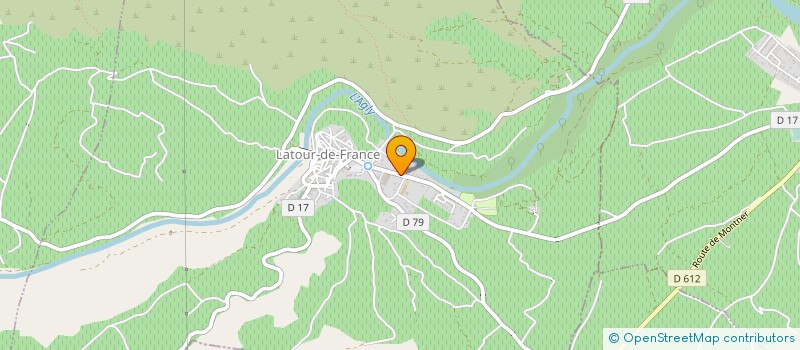 localisation de l'entreprise MADAME MAGALI ESTIMBRE-CHABALIER  LATOUR-DE-FRANCE