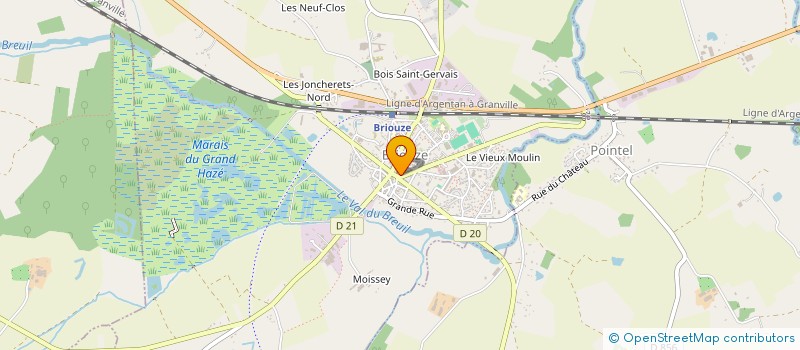 localisation de l'entreprise MADAME MAGALI ETANDIN à BRIOUZE