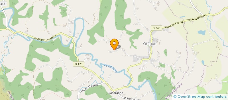 localisation de l'entreprise MADAME MAGALI ETCHEBERRY  SAINT-JUST-IBARRE