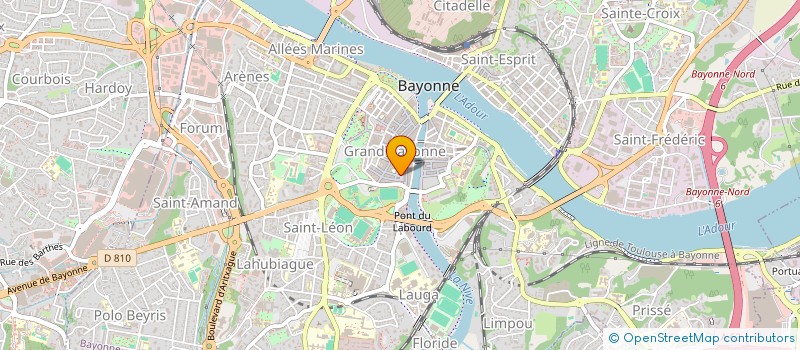 localisation de l'entreprise MADAME MAGALI ETCHEVERRIA à BAYONNE