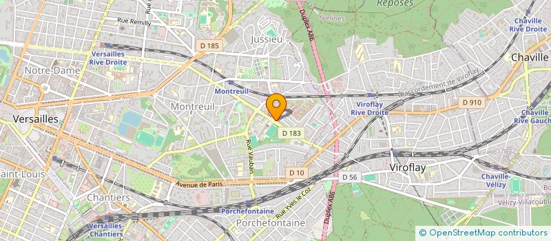 localisation de l'entreprise MADAME MAGALI EVESQUE à VERSAILLES