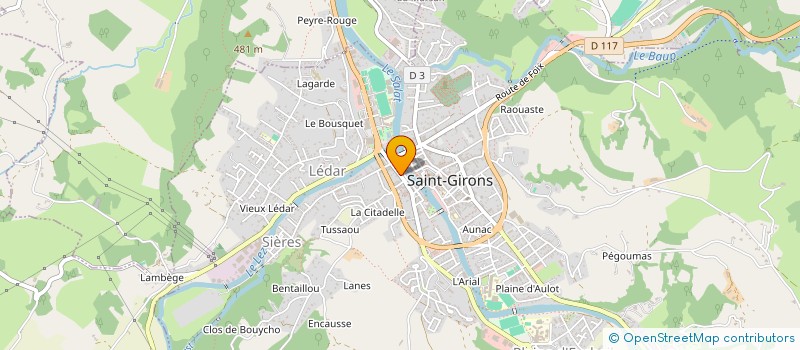 localisation de l'entreprise MADAME MAGALI EYCHENNE à SAINT-GIRONS