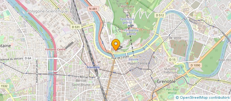 localisation de l'entreprise MADAME MAGALI FABRE à GRENOBLE