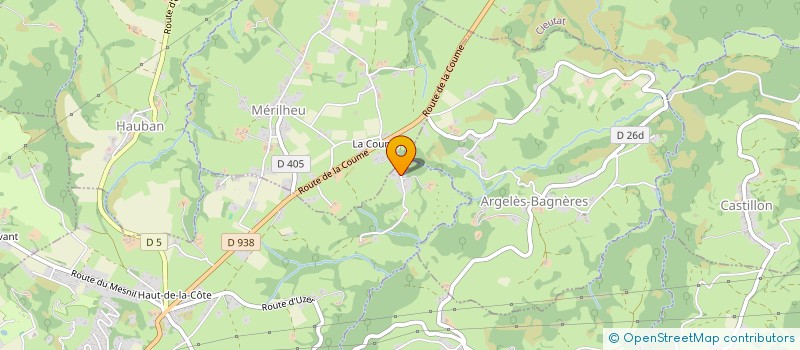 localisation de l'entreprise MADAME MAGALI FABRE  BAGNERES-DE-BIGORRE